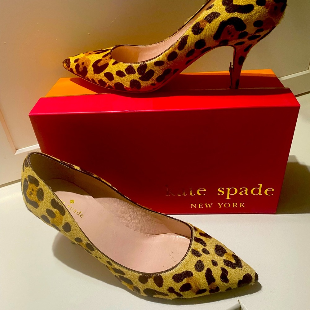 Kate Spade Leopard Heels